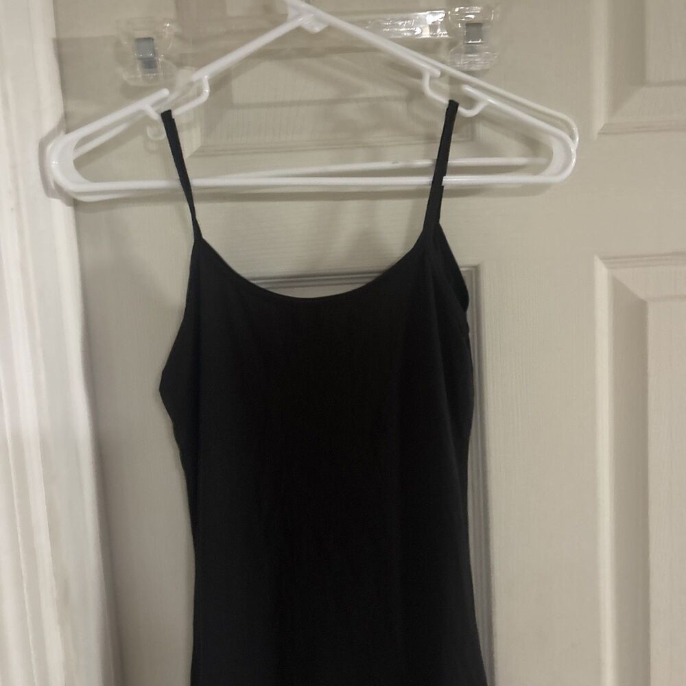 AQ-SPORT Camisole Short Unitard Black Athletic Yoga Sports Women’s Size Small - Picture 2 of 5